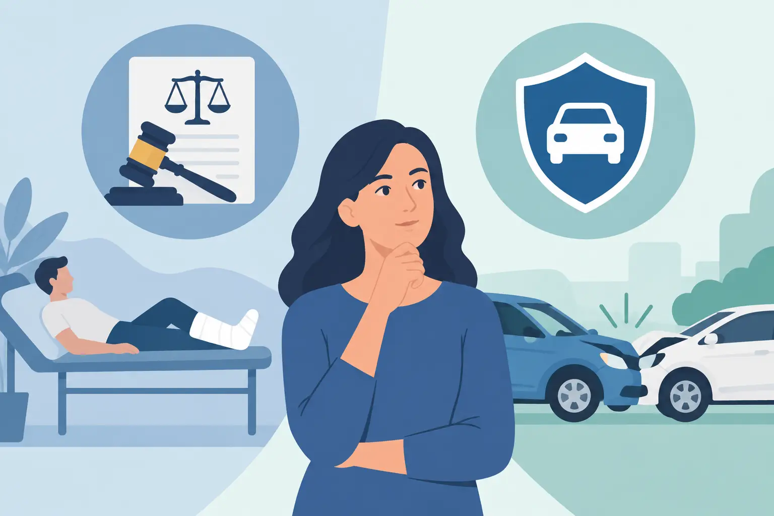 Injury Lien Versus Insurance for Accident Care